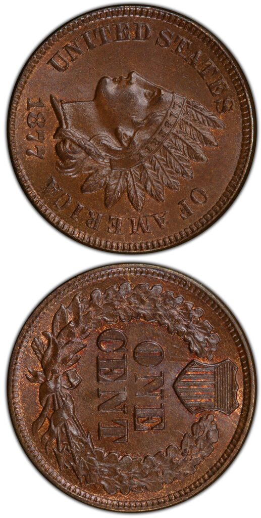 1877 Indian Head penny, $2,650