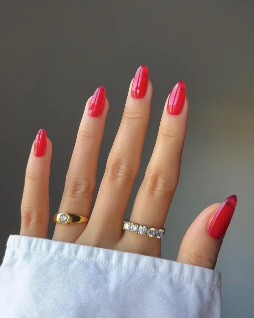 Popular Fall Nail Colors 2025–2026 You’ll Be Obsessed With 10 Cherry Glaze Nails