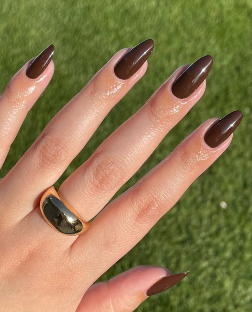 Popular Fall Nail Colors 2025–2026 You’ll Be Obsessed With 20 Cocoa Luxe Almonds