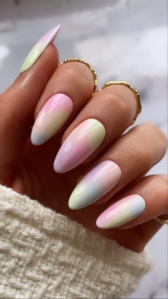 25 Summer Nail Designs 2025: Bright, Cute & Colorful Inspo 9 Tie-Dye Pastels Nails