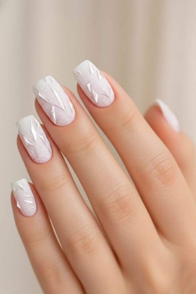 21 Christmas Nails Acrylic Ideas for 2025: Holiday Glam, Gen Z Style 10 Crystal Ice Sculpt