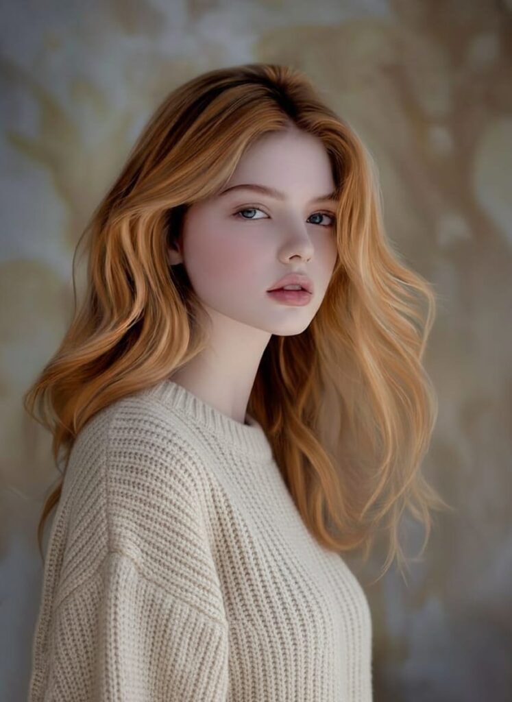 Honey Blonde Loose Waves