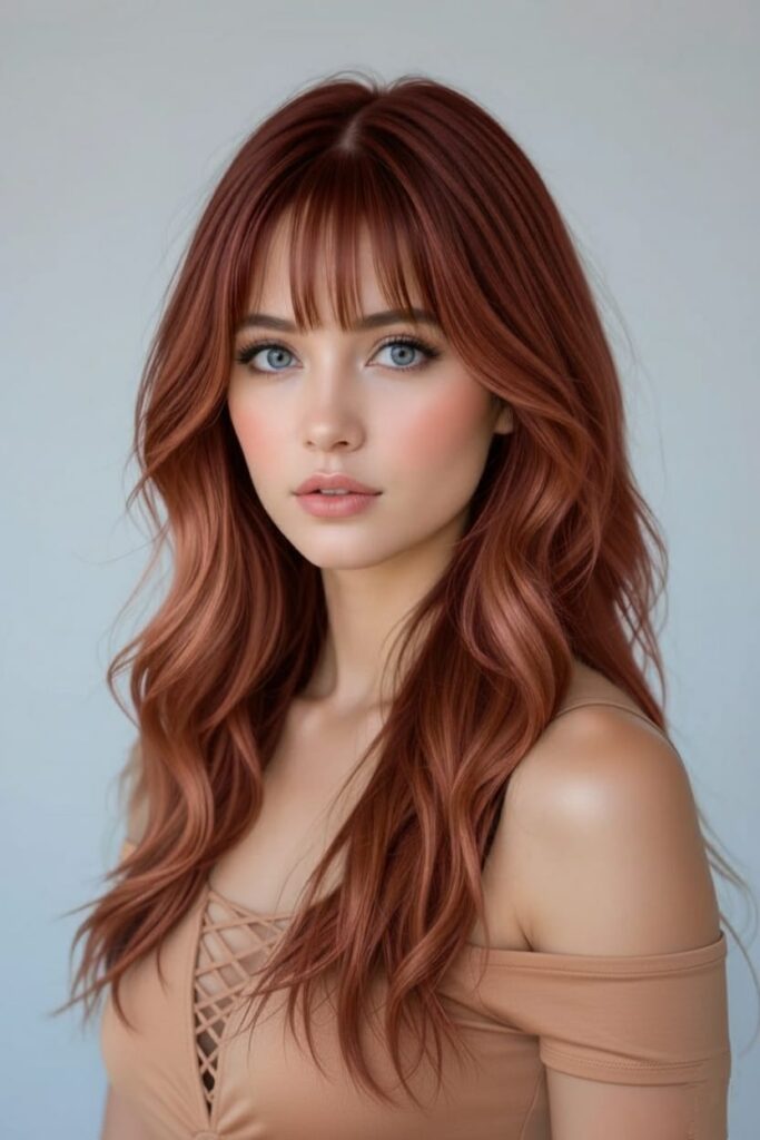 Long Layered Copper Waves