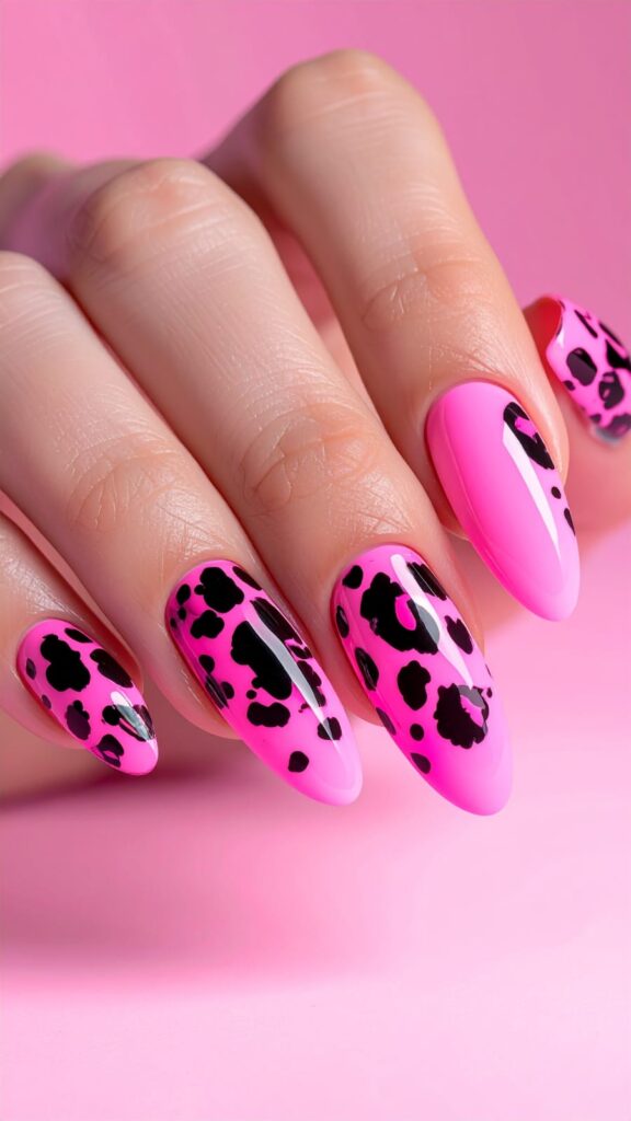 Neon Leopard Print