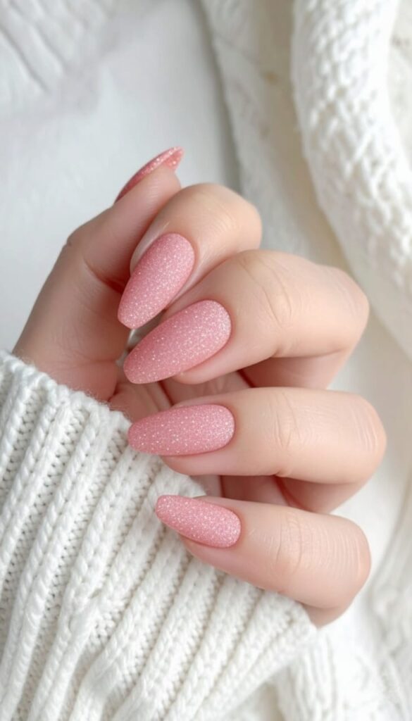 21 Christmas Nails Acrylic Ideas for 2025: Holiday Glam, Gen Z Style 14 Sugared Plum Fairy Dust